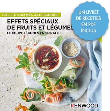 Kenwood découpe légumes KAX712PL recettes